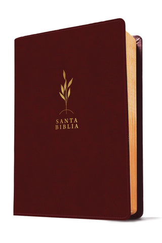 Image of Biblia RVR 1960 de Estudio del Diario Vivir Letra Grande Símil Piel Vino Tinto Letra Roja