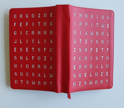 Image of BIBLIA RVR 1960 PARA REGALOS Y PREMIOS ROJO CON SOPA DE LETRAS