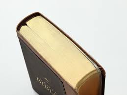 Image of BIBLIA RVR 1960 LETRA GRANDE TAMANO MANUAL BICOLOR CAFE CAFE SIMIL PIEL