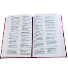 Image of BIBLIA RVR 1960 LETRA GRANDETAMANO MANUAL TAPA DURA FLOR ROSA TAPA DURA