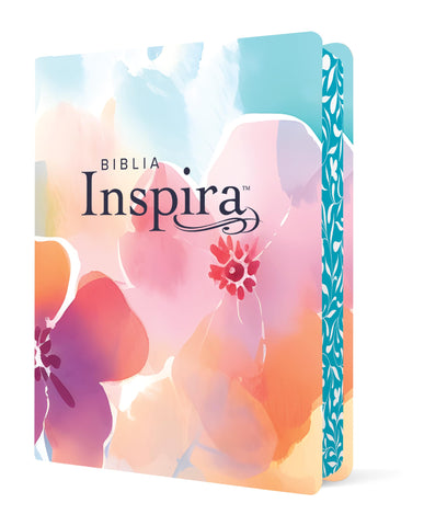 Image of Biblia NTV Inspira con Filament Símil Piel Paraíso Floral