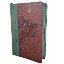 Image of BIBLIA RVR 1960 LETRA GIGANTE TAMANO MANUAL OLIVO SIMIL PIEL