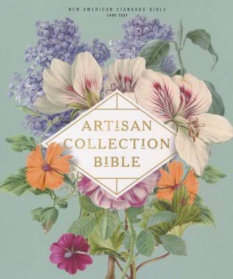Image of NASB, ARTISAN COLLECTION BIBLE, LEATHERSOFT, SAGE FLORAL, RED LETTER, 1995 TEXT, COMFORT PRINT