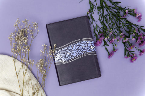 Image of BIBLIA RVR 1960 DEL PESCADOR MUJER VIRTUOSA FLORAL SIMIL PIEL CON INDICE