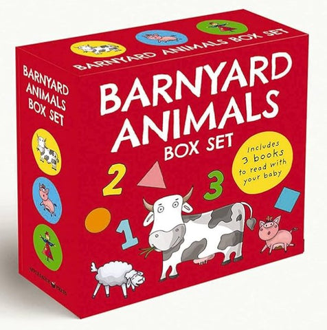 Image of THE BARNYARD ANIMALS BOX SET: MY FIRST BOARD BOOK LIBRARY (BARNYARD BASICS)