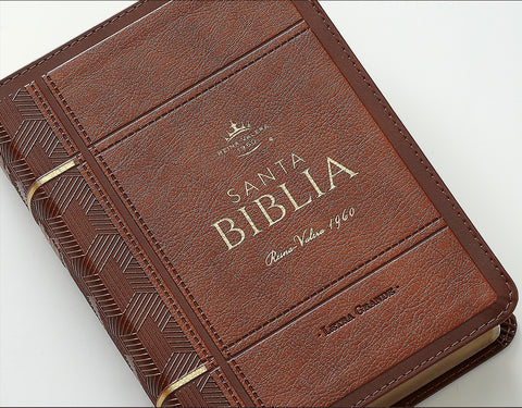 Image of BIBLIA RVR 1960 LETRA GRANDE TAMANO MANUAL NEOCLASSIC CAFE CLARO SIMIL PIEL