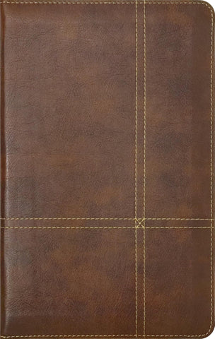 Image of BIBLIA NTV ULTRAFINA CON FILAMENT SIMIL PIEL CAFE RUSTICO INDICE CIERRE