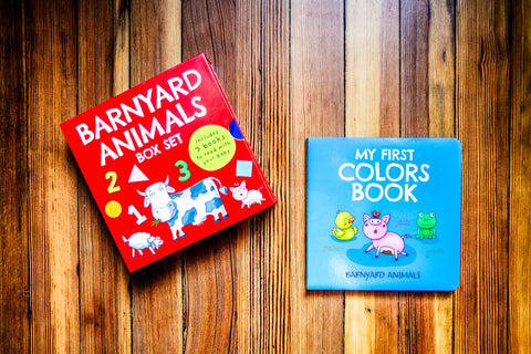 Image of THE BARNYARD ANIMALS BOX SET: MY FIRST BOARD BOOK LIBRARY (BARNYARD BASICS)