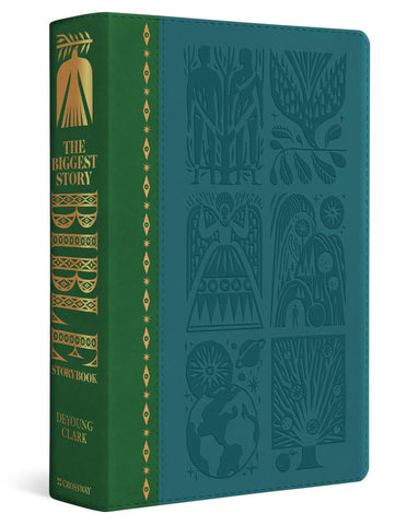 Image of THE BIGGEST STORY BIBLE STORYBOOK (TRUTONE, GREEN/TEAL)
