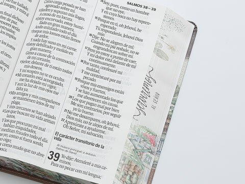 Image of BIBLIA RVR 1960 LETRA SUPER GIGANTE COLECCION SABIDURIA YO MI CASA SIMIL PIEL