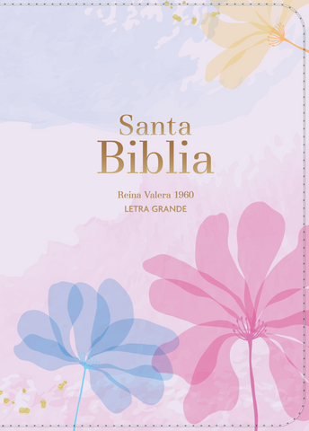 Image of Biblia RVR 1960 Compacta Letra Grande 11 puntos Símil Piel Rosado Claro