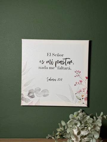 Image of CUADRO CANVA: (11.80X11.80) EL SENOR ES MI PASTOR