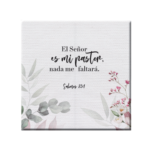 Image of CUADRO CANVA: (11.80X11.80) EL SENOR ES MI PASTOR