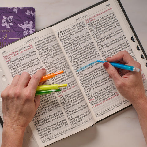 Image of PACK DE 4 MARCADEROS RETRACTILES DE BIBLIA