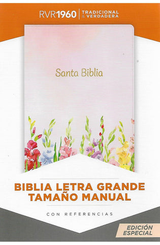 Image of Biblia RVR 1960 Letra Grande Tamaño Manual Fucsia Símil Piel