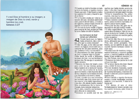 Image of Biblia RVR 1960 Compacta para Niños Animales Vinilo con Cierre