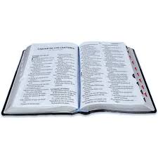 Image of BIBLIA RVR 1960 LETRA SUPER GIGANTE NEGRO GEO COLECCION EFESO CON INDICE SIMIL PIEL