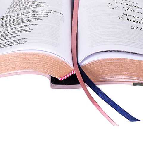 Image of BIBLIA EM PORTUGUES NA085JR TAPA PU FLORES CANTO PINTADO BRONCE