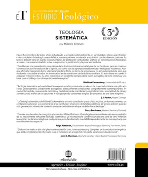 Teología Sistemática: Tercera Edición
