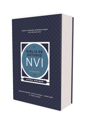 Biblia NVI de Estudio Letra Grande Tapa Dura