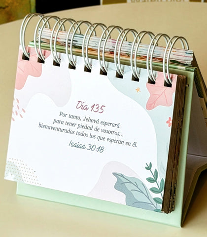 Image of CALENDARIO PERPETUO DE MESA PROMESAS DE PAZ Y ESPERANZA