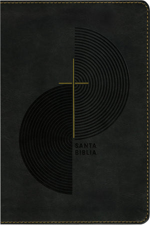 Biblia NTV Compacta Letra Gigante con Filament Símil Piel Gris Letra Roja