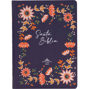 BIBLIA RVR 1960 BIBLIA SLIM CON MARGEN CANTO ROSA