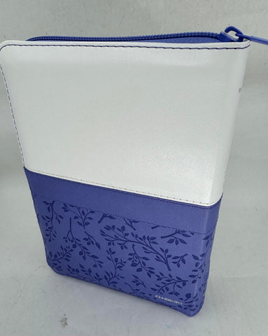 Image of BIBLIA RVR 1960 QUINCENERA LILA BLANCO