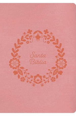 Biblia RVR 1960 Premios y Regalos Rosa Símil Piel