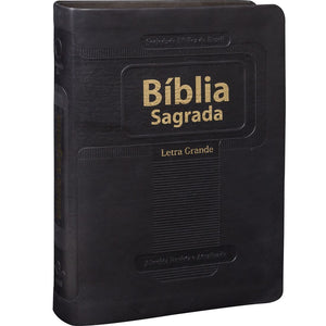 BIBLIA EM PORTUGUES RA045LG TAPA IMITACION CUERO NEGRO