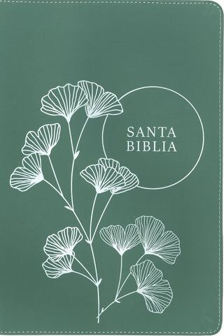 Image of BIBLIA NTV REFERENCIA CENTRAL LETRA GRANDE CON FILAMENT SIMIL PIEL CIERRE VERDE LETRA ROJA
