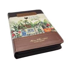 Image of BIBLIA RVR 1960 PARA MUJERES LETRA GRANDE 12 PUNTOS MAMUAL CIERRE FANTASIA CAFE YO Y MI CASA