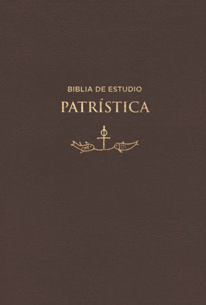 BIBLIA RVR 1977 DE ESTUDIO PATRISTICA NEGRA SIMIL PIEL CON INDICE