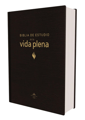 BIBLIA RVR 1960 DE ESTUDIO DE LA VIDA PLENA EDICION CLASICA TAPA DURA PALABRAS DE JESUS EN ROJO COMFORT PRINT