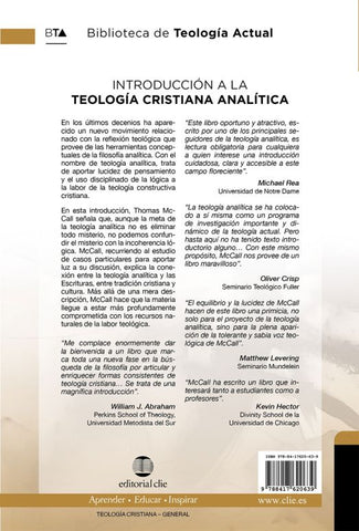 Image of Introducción a la Teología Cristiana Analítica