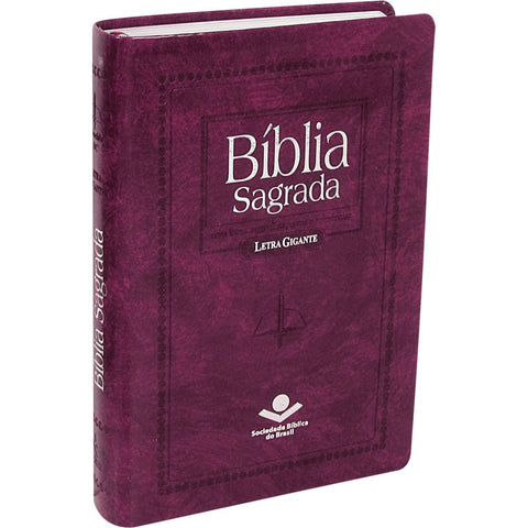 Image of BIBLIA EM PORTUGUES ARC065TILGILV TAPA IMITACION CUERO PURPURA NOBLE INDICE DIGITAL