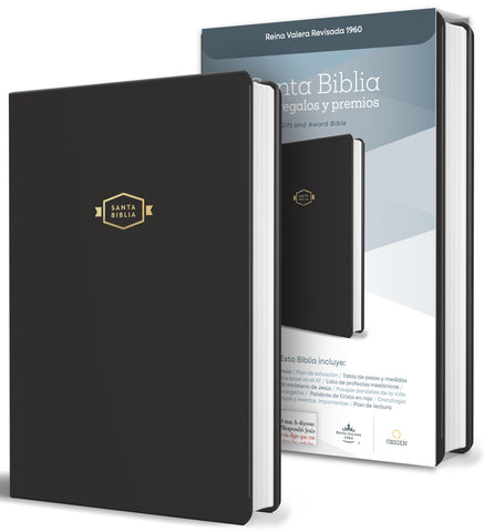 Image of BIBLIA RVR 1960 PARA REGALOS Y PREMIOS NEGRO SIMIL PIEL