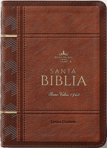 Image of BIBLIA RVR 1960 LETRA GRANDE TAMANO MANUAL NEOCLASSIC CAFE CLARO SIMIL PIEL