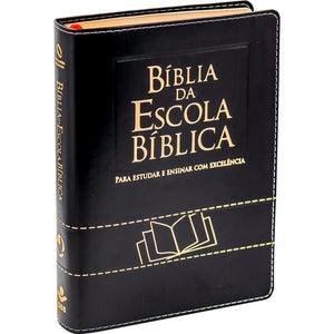 BIBLIA EM PORTUGUES DA ESCOLA BIBLICA CAPA PRETA