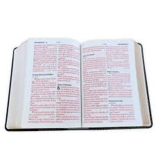 Image of BIBLIA RVR 1960 LETRA GRANDE TAMANO MANUAL BICOLOR NEGRO GRIS SIMIL PIEL