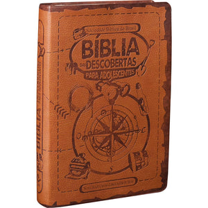 BIBLIA EM PORTUGUES NTLH065BDA TAPA IMITACION CUERO MARRON