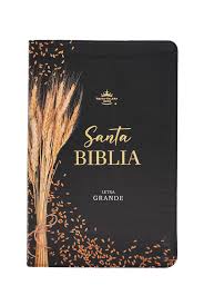 Image of BIBLIA RVR 1960 TAMANO MANUAL LETRA GRANDE COLECCION SUPREME NEGRO TRIGO SIMIL PIEL