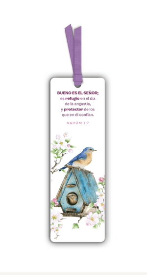MARCADOR DE LIBRO CON RIBBON SI DIOS ESTA DE NUESTRA PARTE