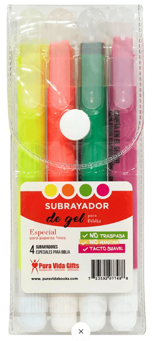 PACK DE 4 MARCADEROS DE BIBLIA