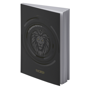 Biblia RVR 2020 Letra Grande León de Judá Negro Rústica