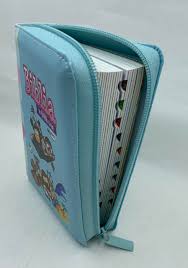 Image of Biblia RVR 1960 para Niños mi Gran Viaje Turquesa Símil Piel con Índice y Cierre