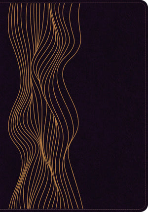 Biblia RVR 1960 de Estudio del Diario Vivir Símil Piel Morado Oscuro Índice Letra Roja