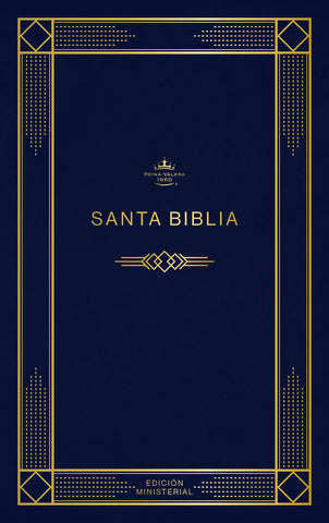 Image of Biblia RVR 1960 Economica Azul Oscuro Rústica