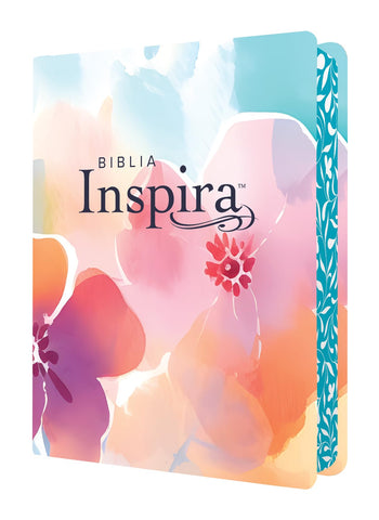 Image of Biblia NTV Inspira Paraíso Floral Símil Piel