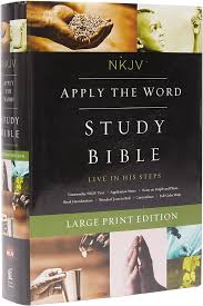 Image of NKJV, APPLY THE WORD STUDY BIBLE, HARDCOVER: LIVE IN HIS STEPS